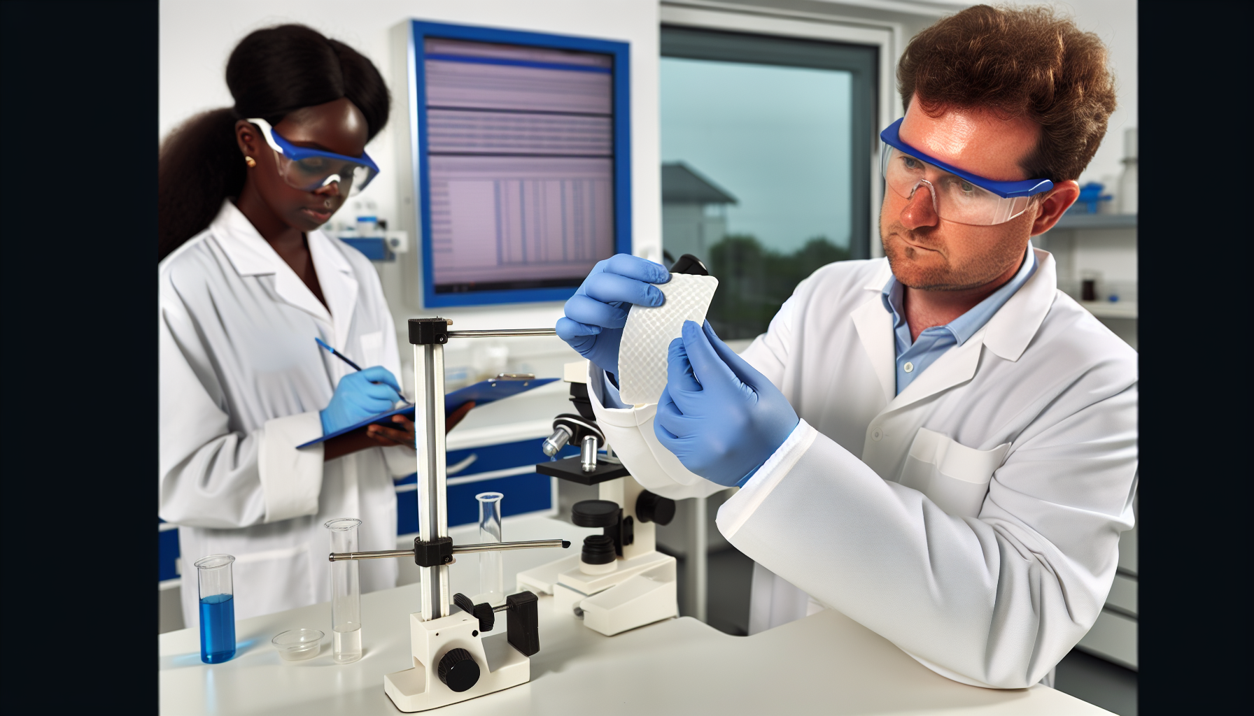 Chemical resistance testing of low temp plastic