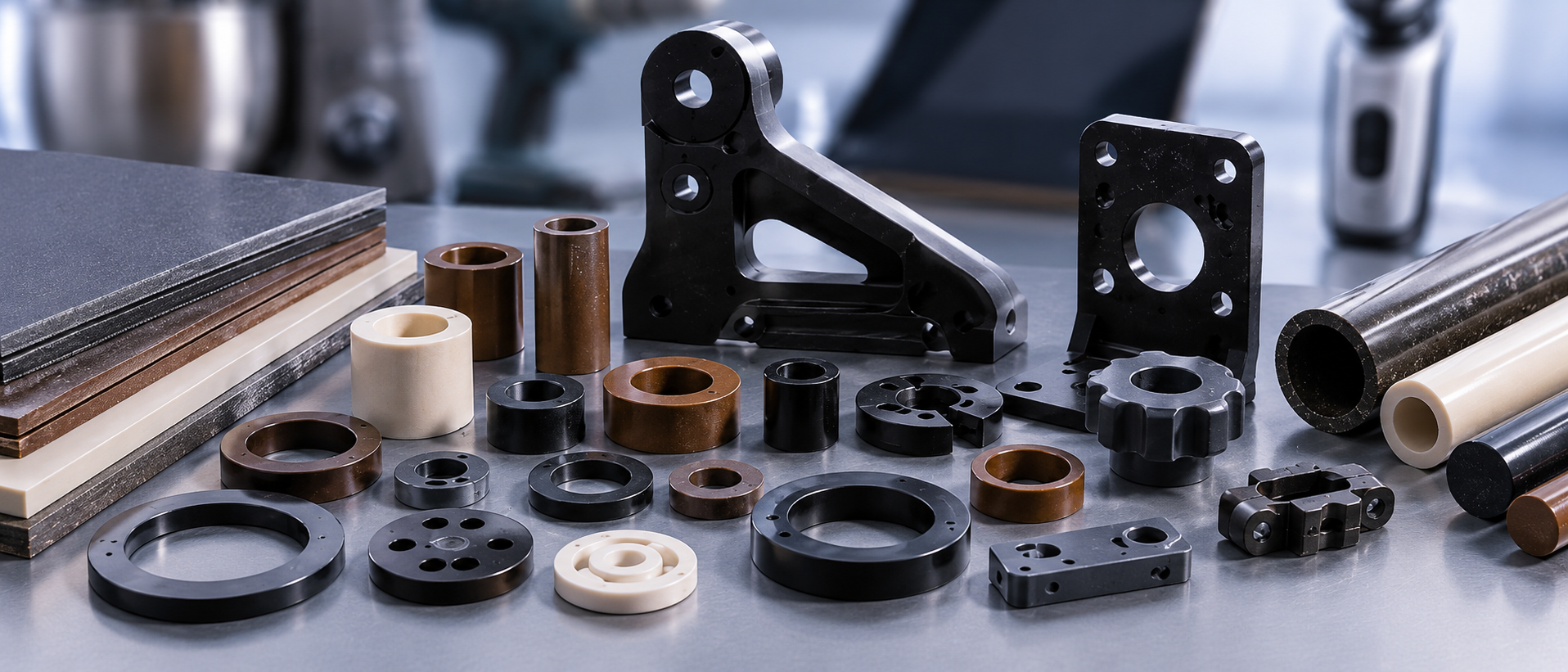 Machined parts for consumer goods